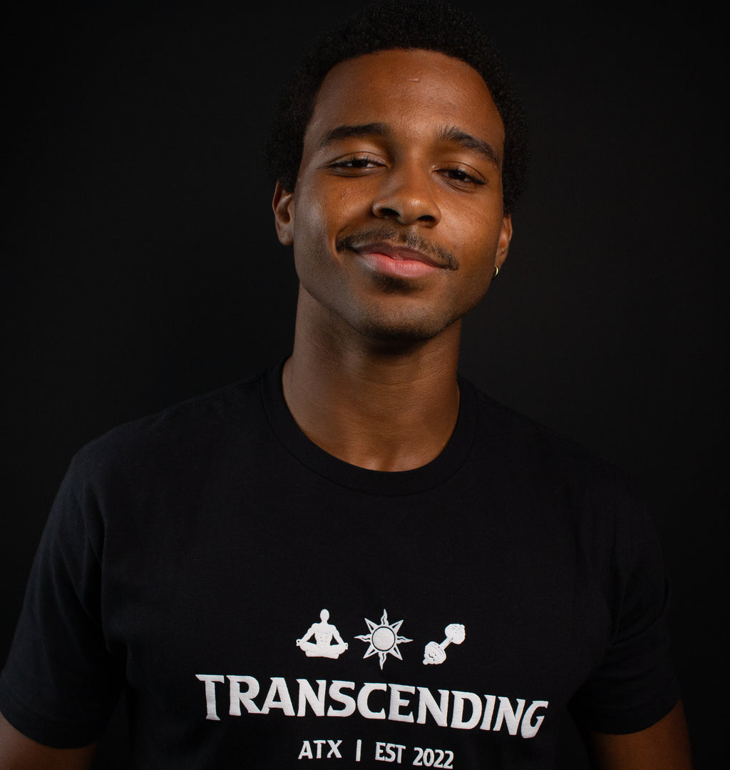Black Transcending Tee - Go Beyond on Back