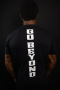 Black Transcending Tee - Go Beyond on Back