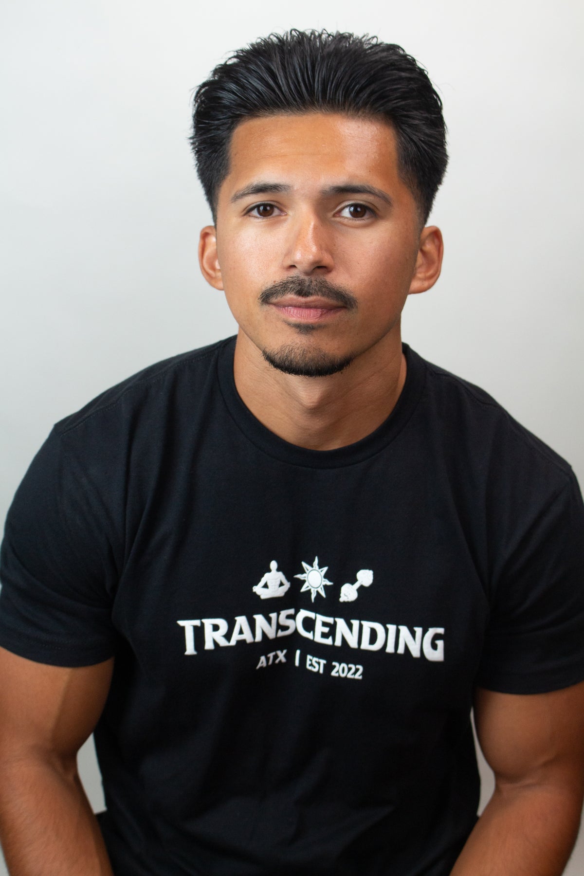 Black Transcending Tee - Go Beyond on Back